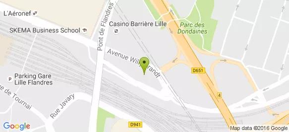 Plan d'accès ARS Hauts-de-France