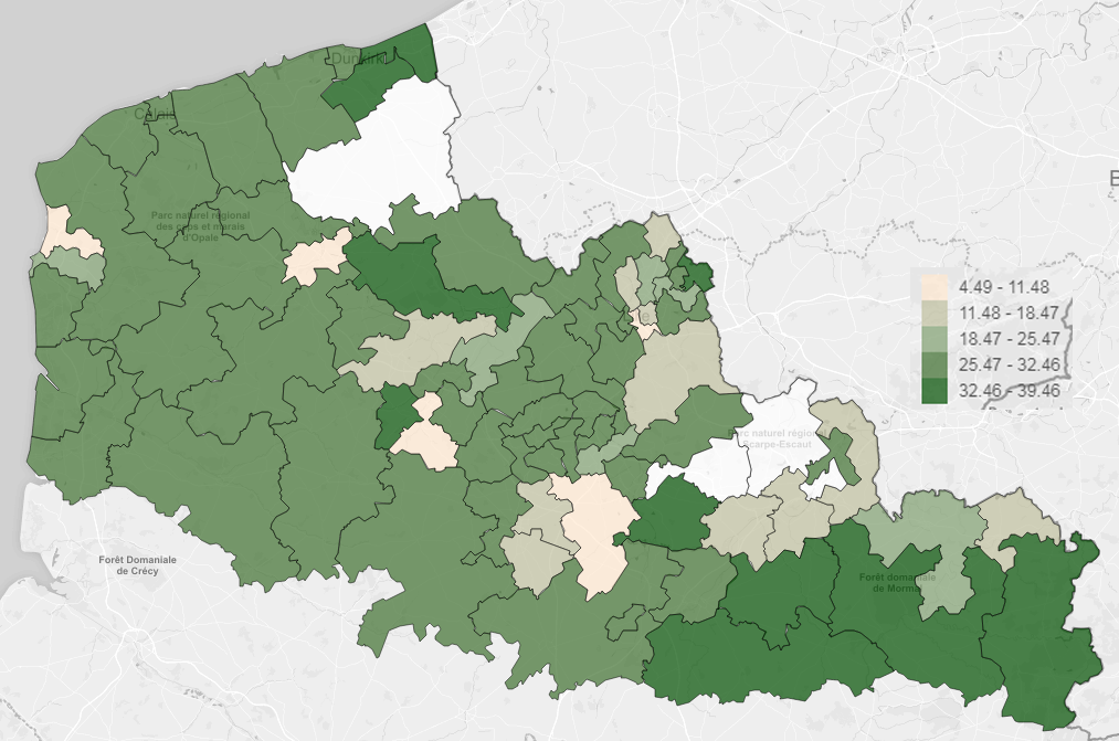 Carte DDJ globale par canton