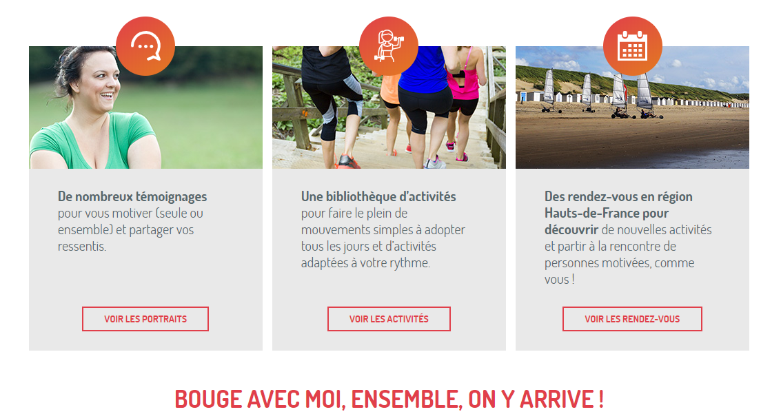 Bouge avec moi - composition site