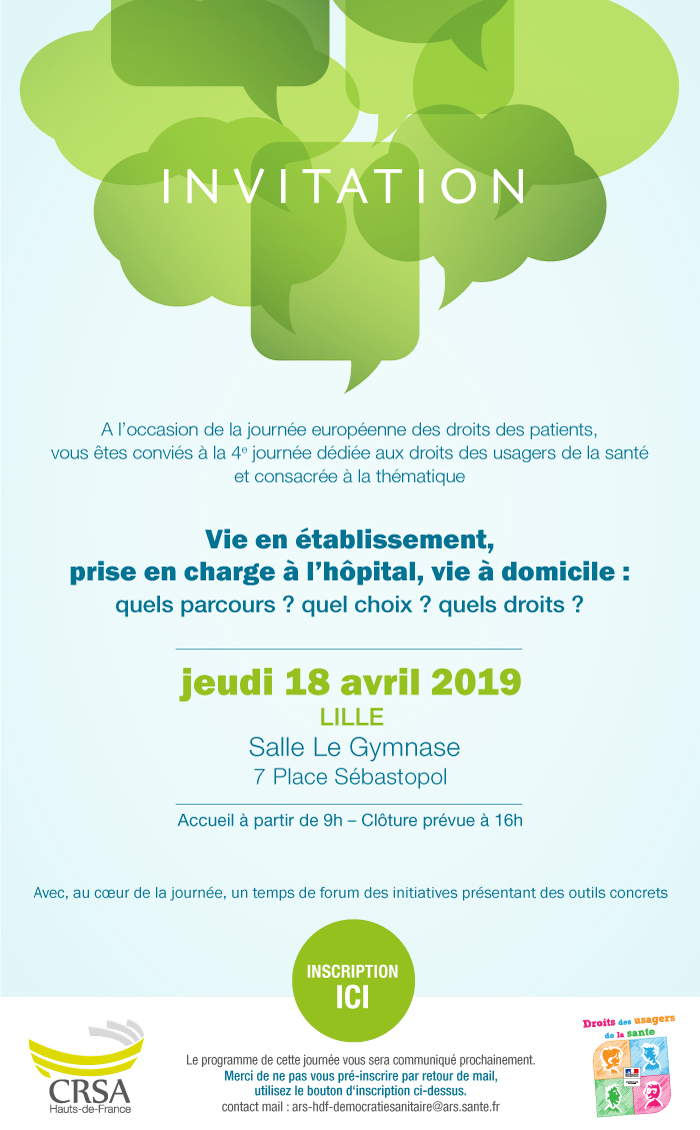 journée droits des usagers 2019 ARS HdF