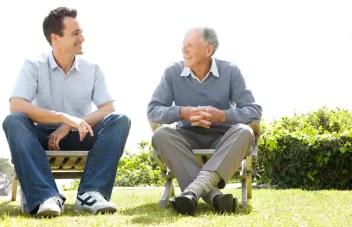 écoute d'une personne âgée