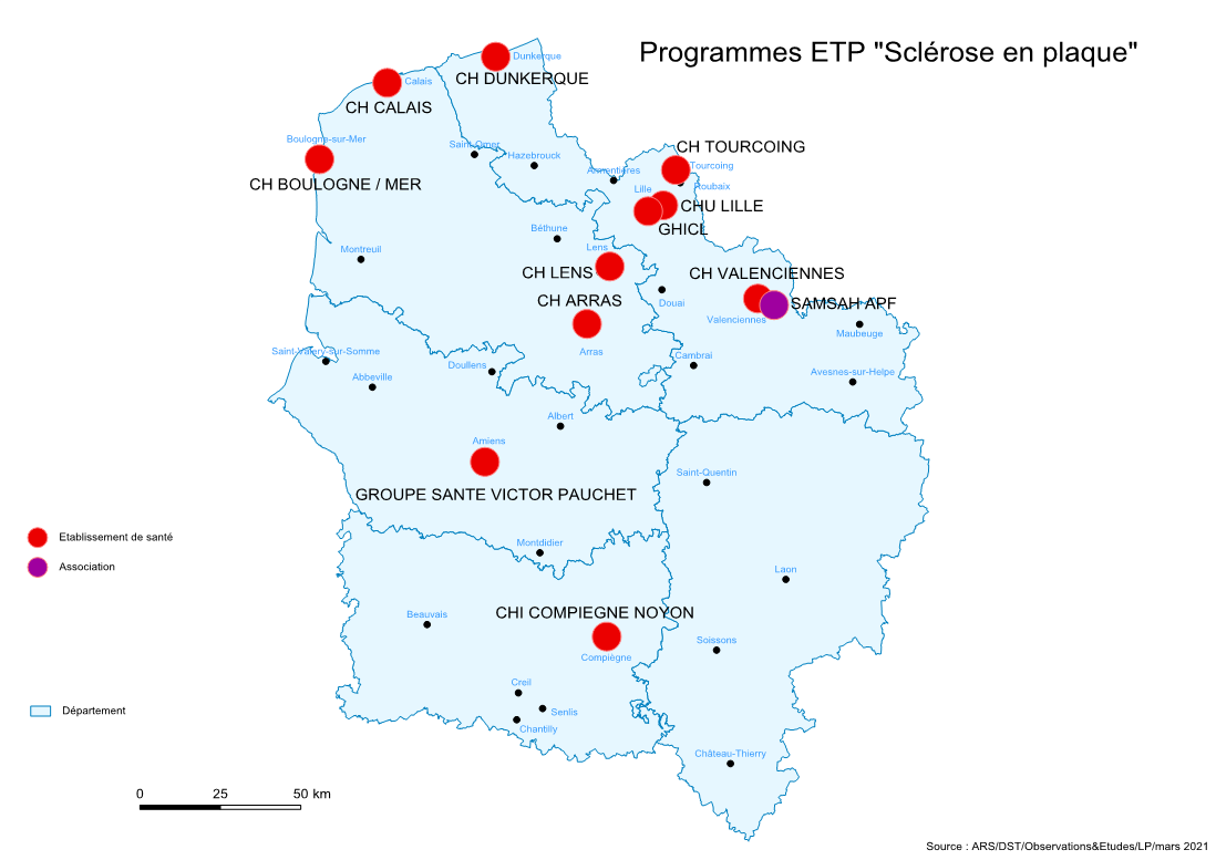 Carte Programme  ETP sclérose en plaques 2021