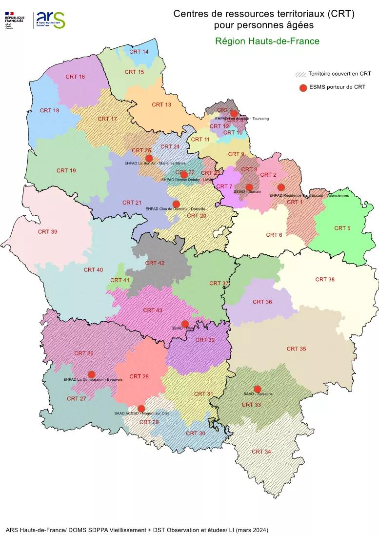 Centres ressources territoriaux (CRT) des Hauts de France