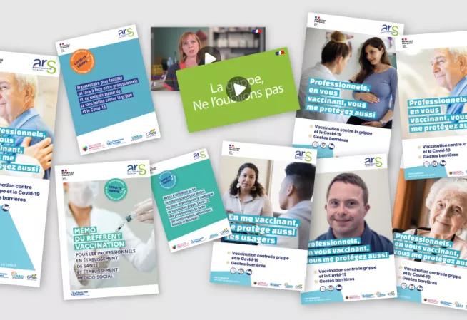 kit de communication vaccination grippe- covid
