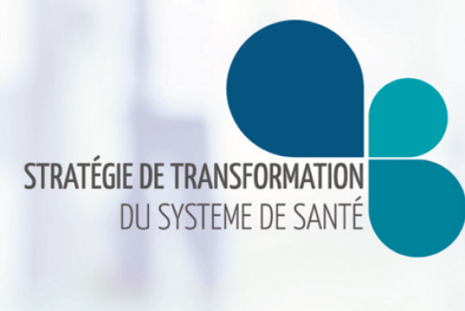 Logo stratégie de transformation du système de santé